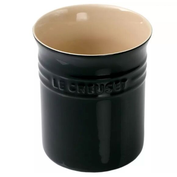 Le Creuset 1L Utensil Crock- Black Onyx - Picture 1 of 7